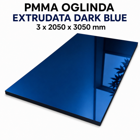 Oglinda acrilica PMMA Dark Blue 3 x 2050 x 3050 mm